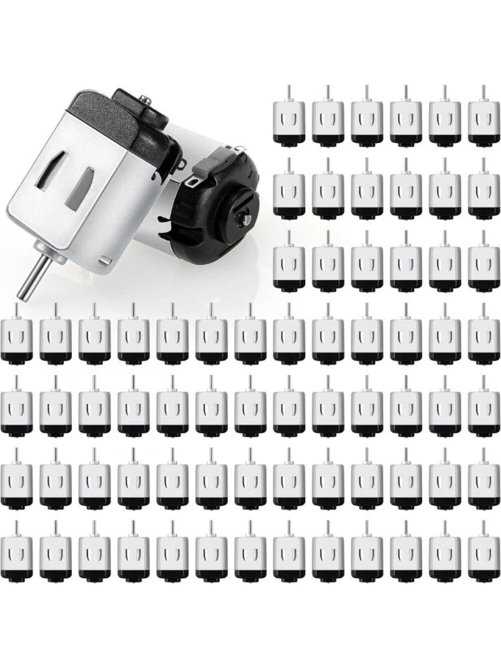 100 Mini DC Motors 1.5-3V 23000RPM High Speed Torque for DIY Projects & Crafts